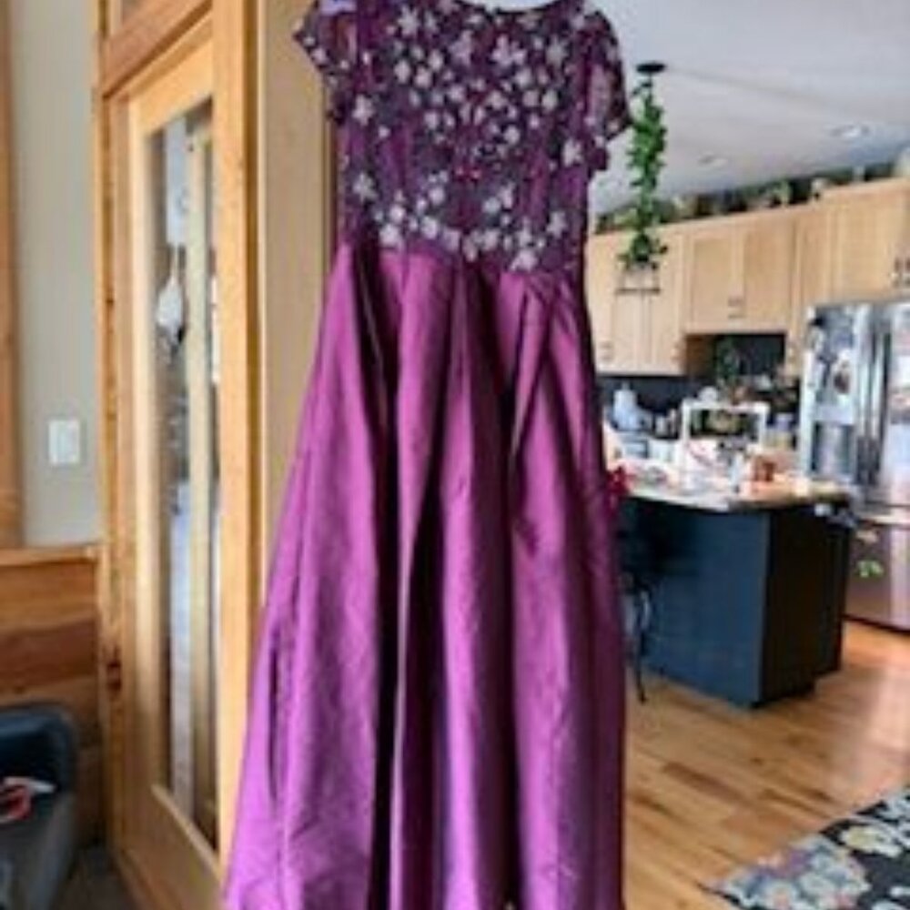 Beaded Hi/Low gown